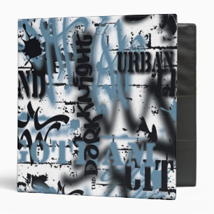 Batman Urban Legends - Graffiti Text Blue/ Binder