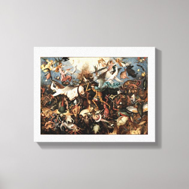 Batman V Superman Angels and Demons Painting Canvas Print Zazzle