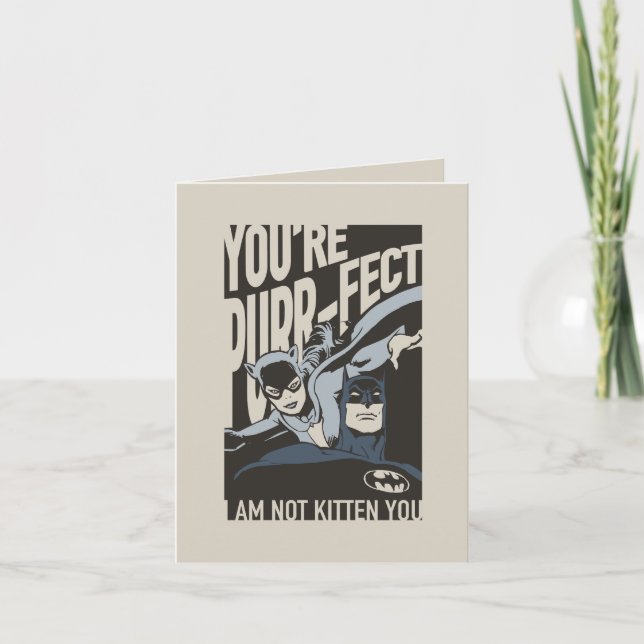 Batman Valentine | Catwoman - Vous êtes Purr-fect (Devant)