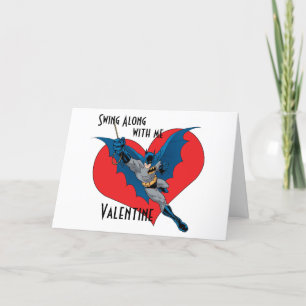 Batman Valentine   Swing Along With Me Holiday Card