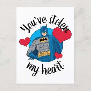 Batman Valentine   You've Stolen My Heart Holiday Postcard