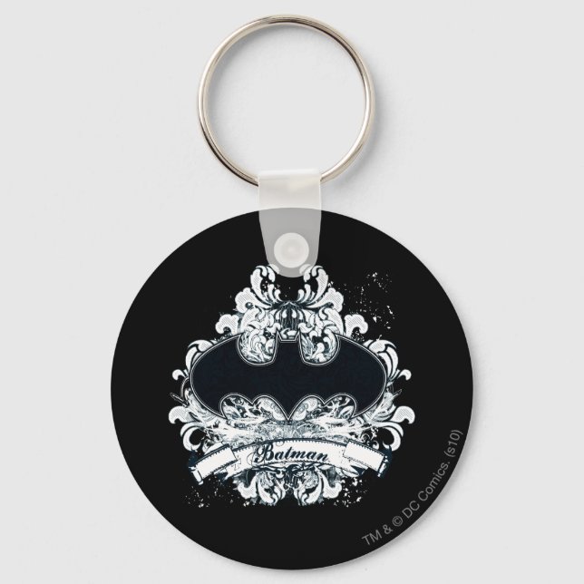 Batman Vintage Urban Grunge Keychain (Front)