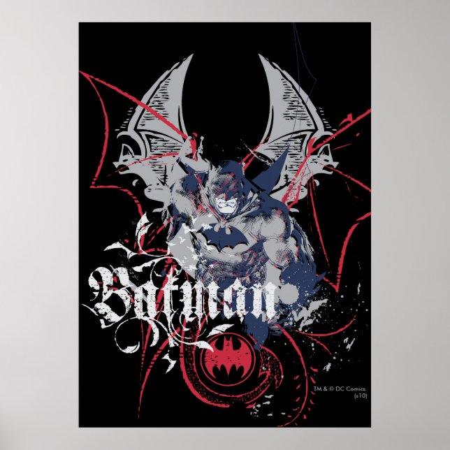 Batman Wing Collage Poster (Front)
