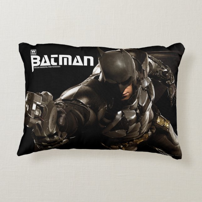 Batman With Batclaw Decorative Pillow (Back)