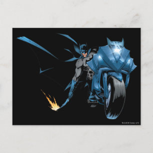 Batman with Cycle Postcard