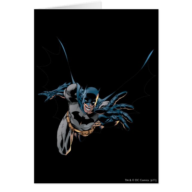 Batman yells and lunges (Front)