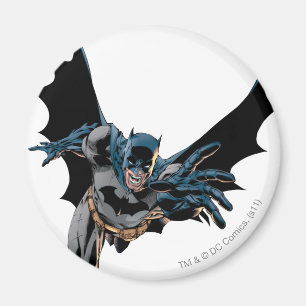 Batman yells and lunges magnet