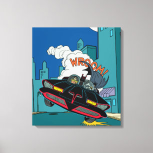 Batmobile Wroom! Canvas Print