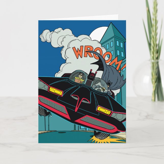 Batmobile Wroom! Card (Front)
