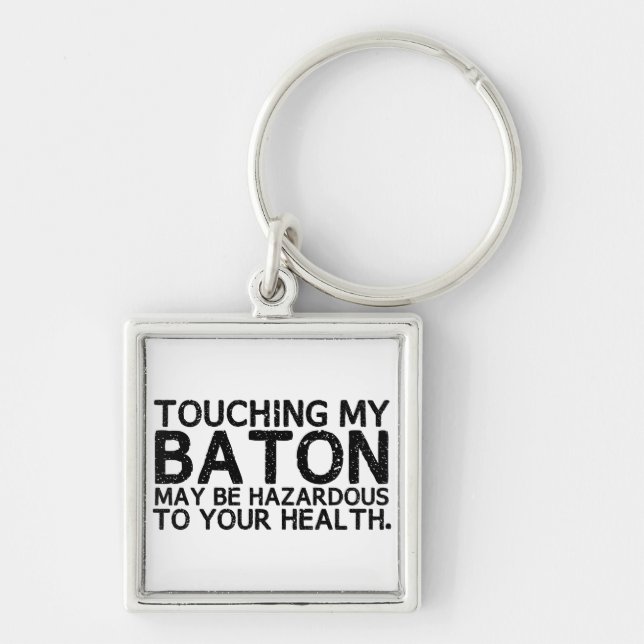 Baton Hazard Keychain (Front)