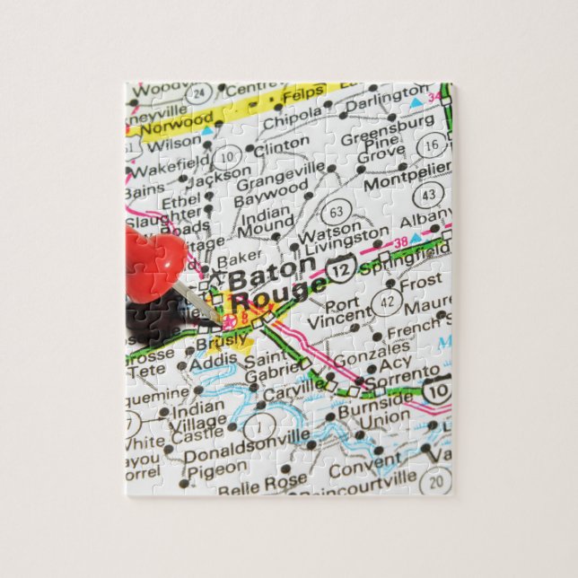 Baton Rouge, Louisiana Jigsaw Puzzle (Vertical)
