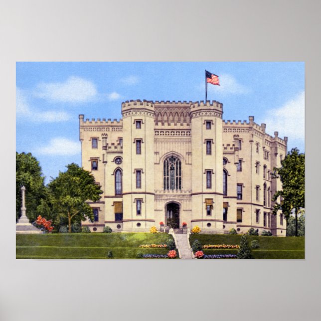 Baton Rouge Louisiana Old State Capitol Poster (Front)