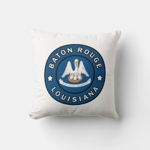 Baton Rouge Louisiana Throw Pillow