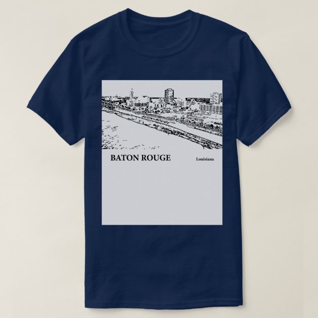 Baton Rouge Louisiana TShirt - 2 (Design devant)