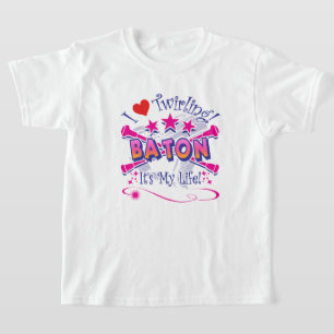 Baton Twirlers, I Love Twirling, Baton T-Shirt