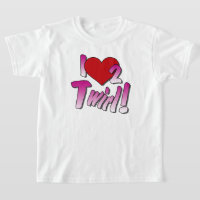 Baton twirlers, T-shirt Love Twirling