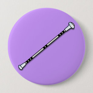 Baton/Twirling 4 Inch Round Button