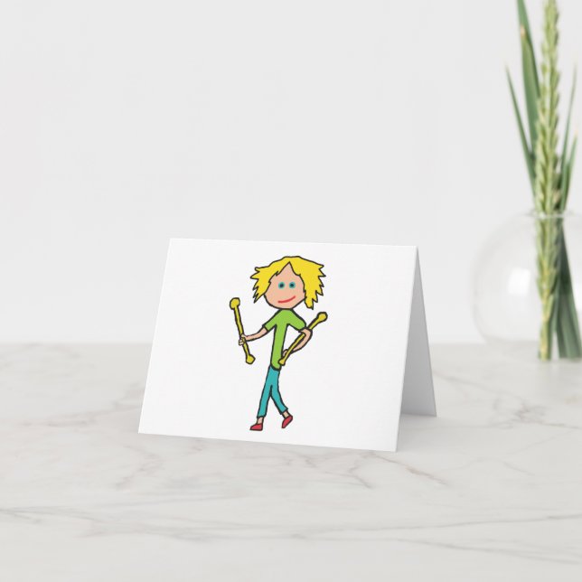 Baton Twirling Card (Front)
