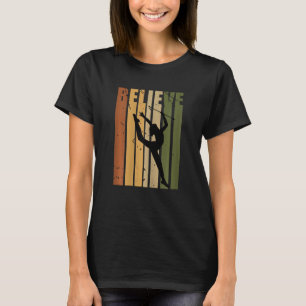 Baton Twirling Womens Rhythmic Gymnastics Practice T-Shirt