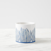 Bâtons à mâchoires bleues sur une Mug Espresso