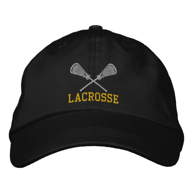 Bâtons de crosse traversés Casquette brodé (Devant)