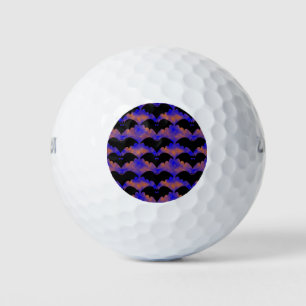 Bats And Bows Blue Orange Golf Balls