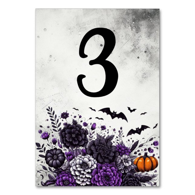 Bats and Flowers Table Number 3 (Front)