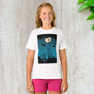 Bats And Moon Girls T-Shirt