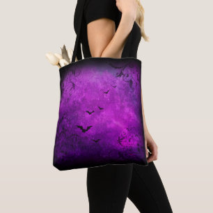 Bats and Swirls Tote Bag