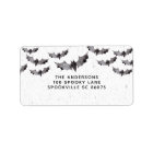 Bats d'aquarelle noir et blanc Halloween