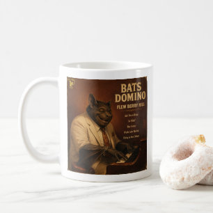 Bats Domino: a Parody Coffee Mug