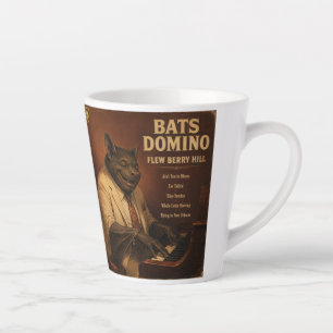 Bats Domino: a Parody Latte Mug
