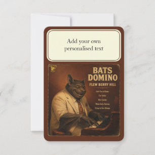 Bats Domino Album: a Parody Invitation