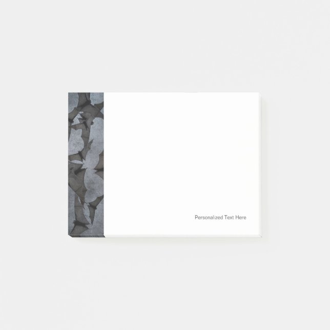 Bats In The Dark Cloudy Sky Post-it Notes (Front)