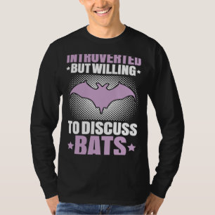 Bats Introverted Bat Animal Bat T-Shirt