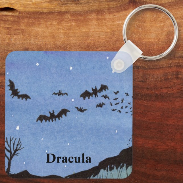 Bats Keychain (Back)