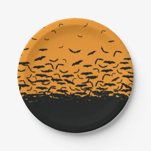 Bats Paper Plate