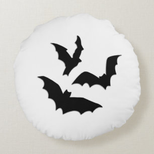 Bats Round Pillow