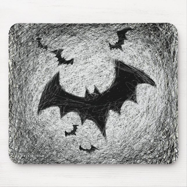 Bats Scratch Mousepad (Front)
