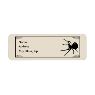 Bats & Spider Address Labels Template