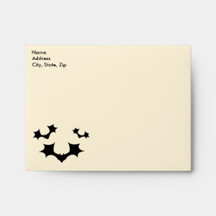 Bats & Spider Envelope Template