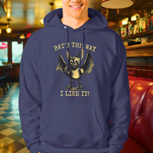 Bat's the Way I Like It! - Playful Bat Hoodie