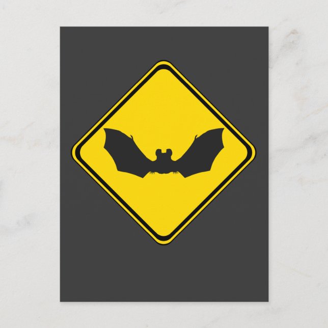Bats Xing! Postcard (Front)