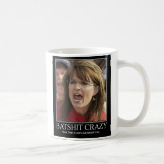 batshit crazy coffee mug