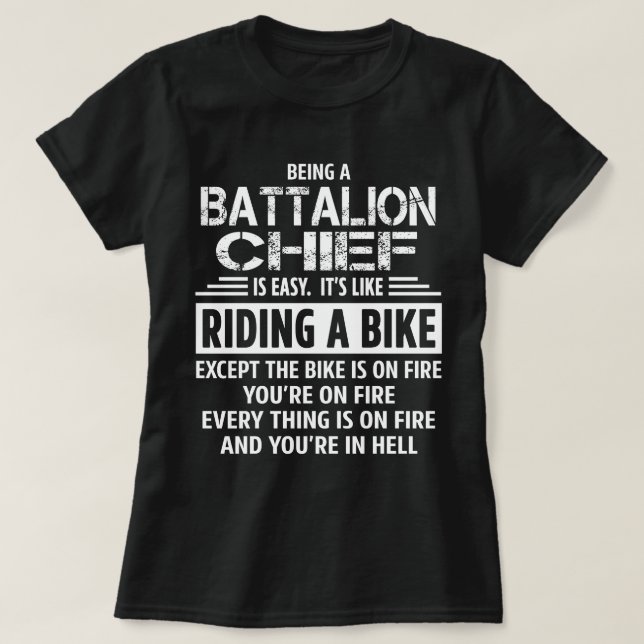 Battalion Chief T-Shirt (Design Front)