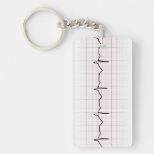 Battement de coeur d'ECG sur le papier de