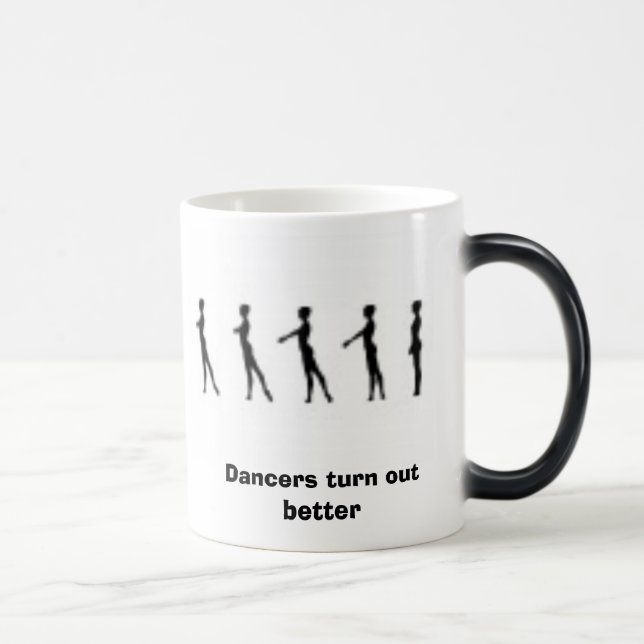 battement tendu, Dancers turn out better Magic Mug (Right)