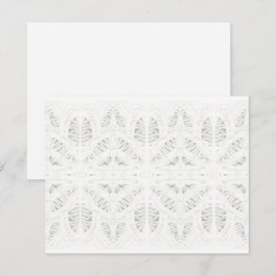 BATTENBURG LACE 4.25x5.5 Flat Card / Horizontal