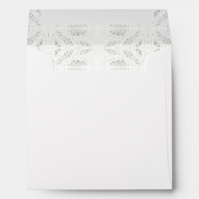 BATTENBURG LACE Square Envelopes (5.25x5.25 Cards) (Back (Bottom))