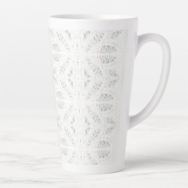 BATTENBURG LACE Tall Latte Mug (Right)